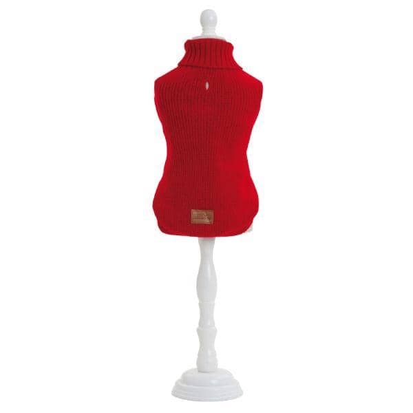 COL ROULÉ RED SEVILLE 45 CM.